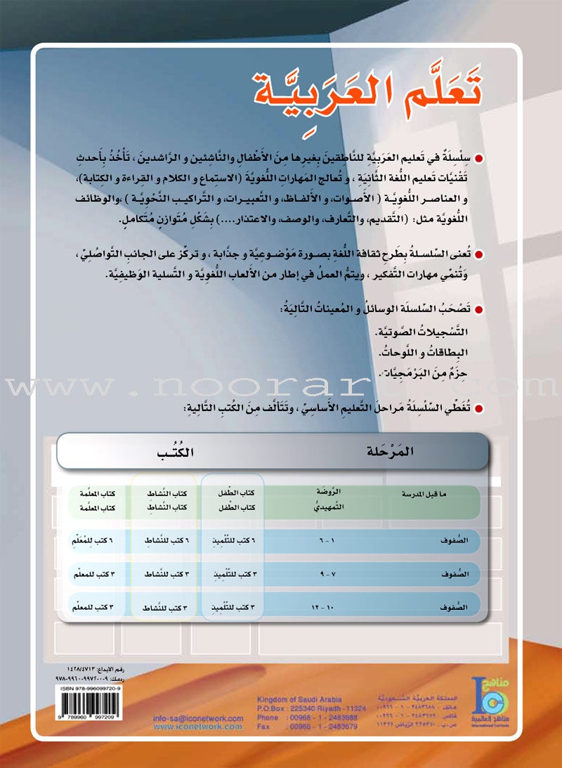 ICO Learn Arabic Textbook: Level 5, Part 1 (With Online Access Code)