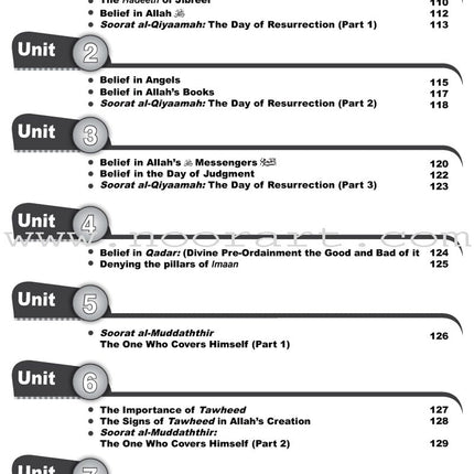 ICO Islamic Studies Workbook: Grade 5, Part 1