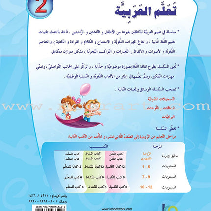 ICO Learn Arabic Workbook: Level 2 (Combined Edition) تعلم العربية