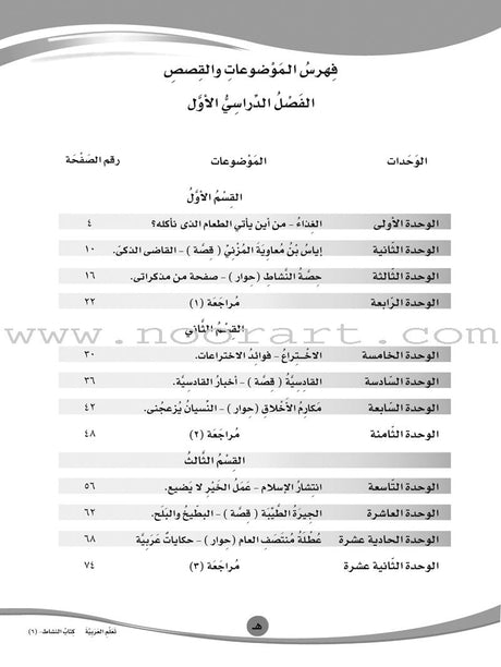 ICO Learn Arabic Workbook: Level 6, Part 1