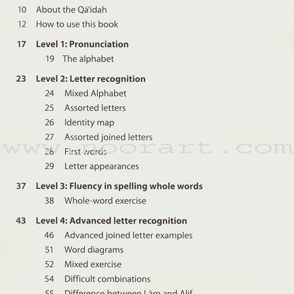 Complete Qa'idah - Learn to Read Series (South Asian Script)