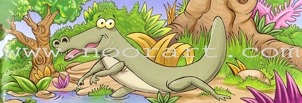 The Curious Crocodile (Hardcover) التمساح الحشري