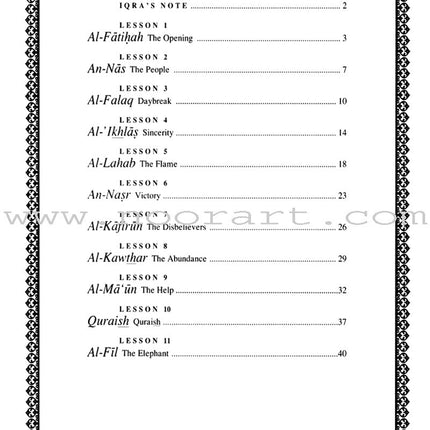 Short Surahs Workbook