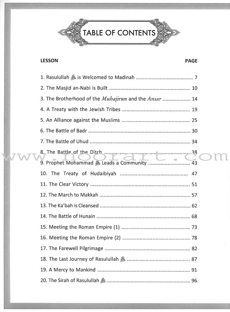 Sirah of Our Prophet Workbook Level 6