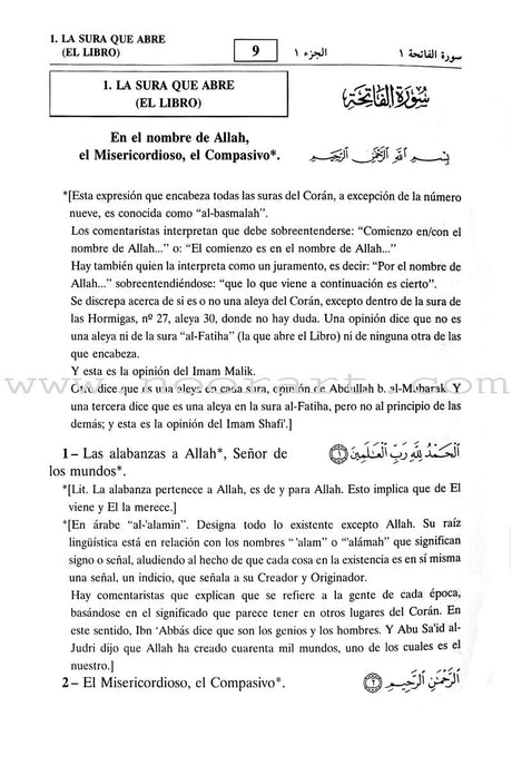 Traduccion-Comentario Del Noble Coran - Spanish Translation of the Noble Qur'an (Spanish)