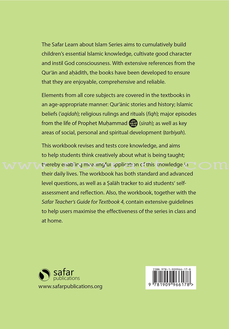 Safar Islamic Studies Workbook: Level 4
