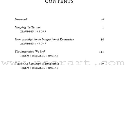 Rethinking Reform in Higher Education: From Islamization to Integration of Knowledge