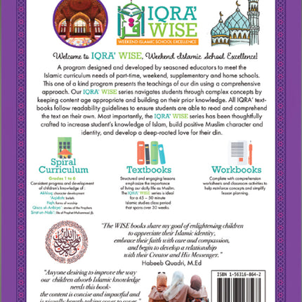 IQra' Wise (Weekend Islamic School Excellence) Textbook: Grade Five