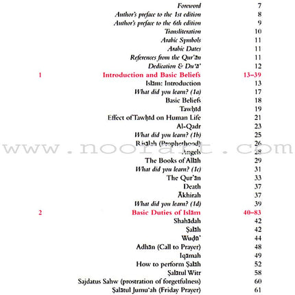 Islam Beliefs and Teachings
