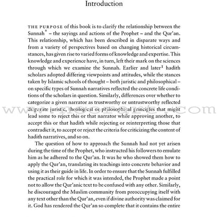 Reviving the Balance: The Authority of the Qur'an and the Status of the Sunnah