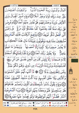 Tajweed Quran Velvet and Golden/Silver Panel (Hafs Narration)