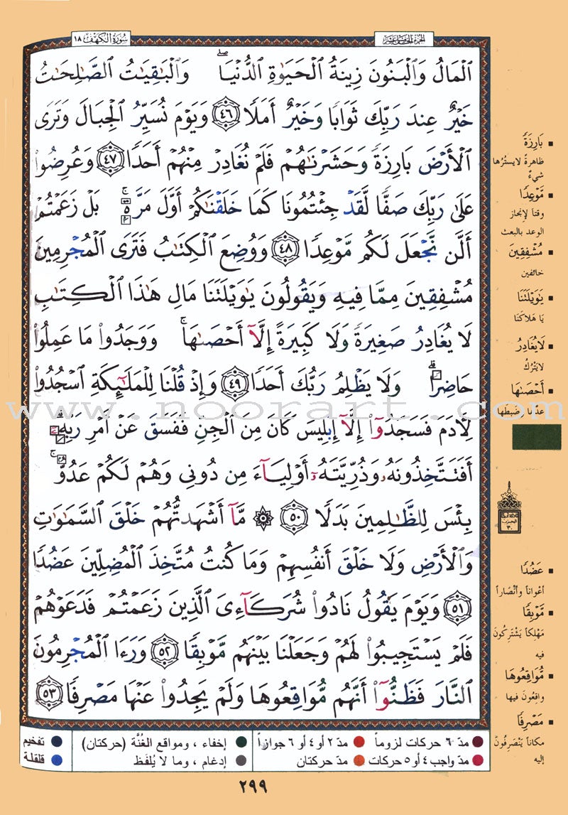Tajweed Quran Velvet and Golden/Silver Panel (Hafs Narration)