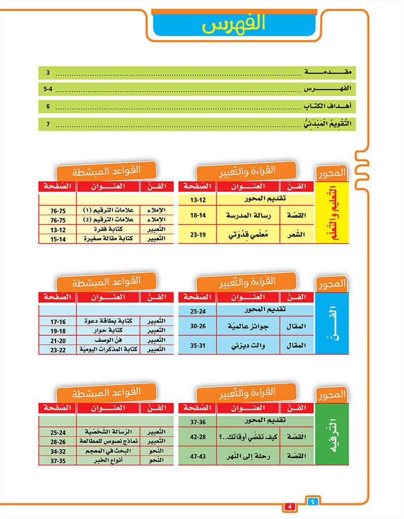 In the Arabic Language Garden Textbook: Level 7 في حديقة اللغة العربية كتاب الطالب