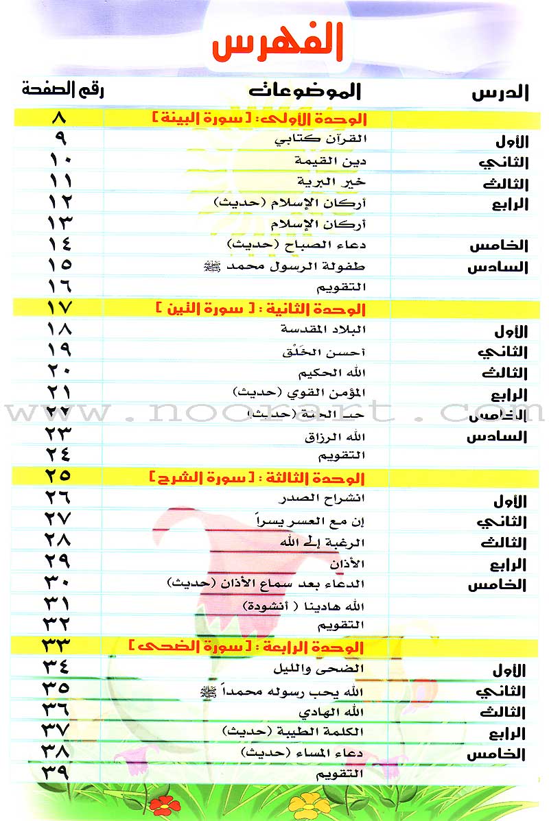 Quran Club for Children Curriculum - The Beloved of the Holy Quran: Level 2, Part 2 (old edition) منهاج نادي الطفل القرآني أحباب القرآن