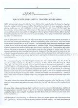 A Study of the Qur'an Textbook Juz' One (Alif Lam Mim)