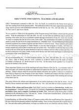 A Study of the Qur'an Textbook Juz' Four (Lantana Lu Al-Birra)