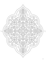 Arabic Floral Patterns Coloring Book