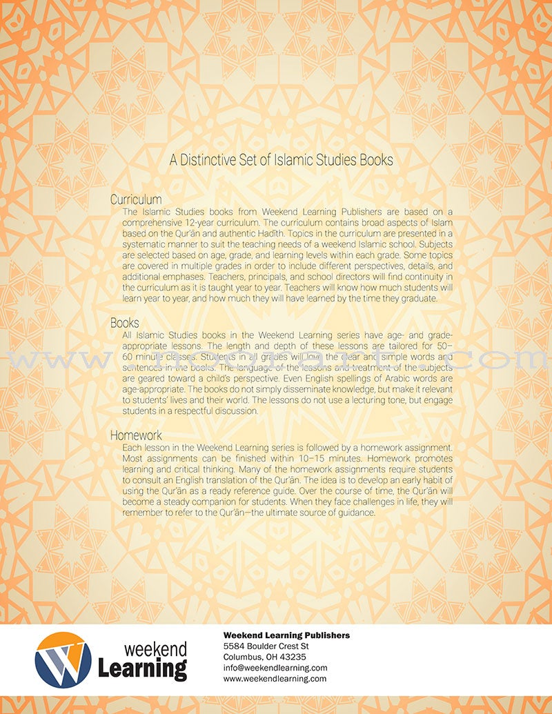 Weekend Learning Islamic Studies Annotated Teacher's Edition: Level 3 (new edition)