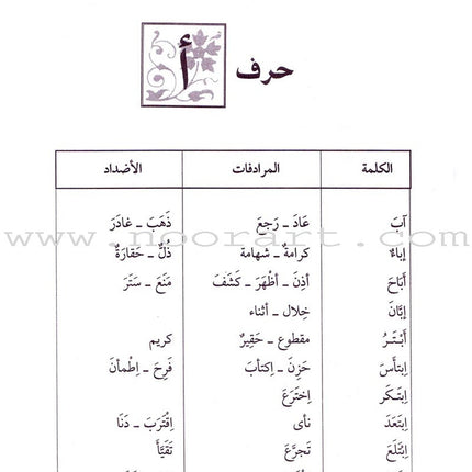 Student Dictionary, Synonyms and Antonyms