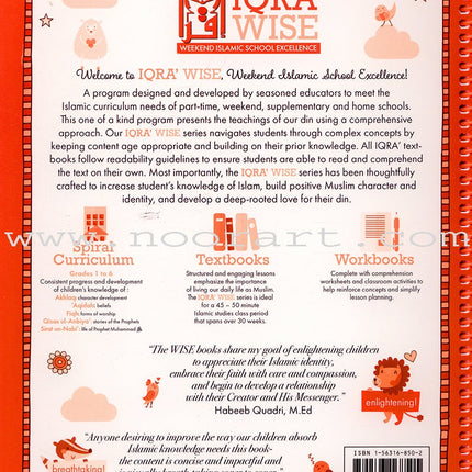 IQra' Wise (Weekend Islamic School Excellence) Workbook: Grade three