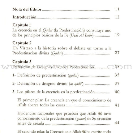 Designio Divino Y Predestinación -Divine Will and Predestination القضاء والقدر