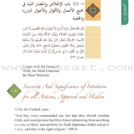 Collection from Riyad-us-Saliheen (With Commentary on Ahadith)