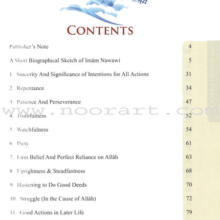 Collection from Riyad-us-Saliheen (With Commentary on Ahadith)