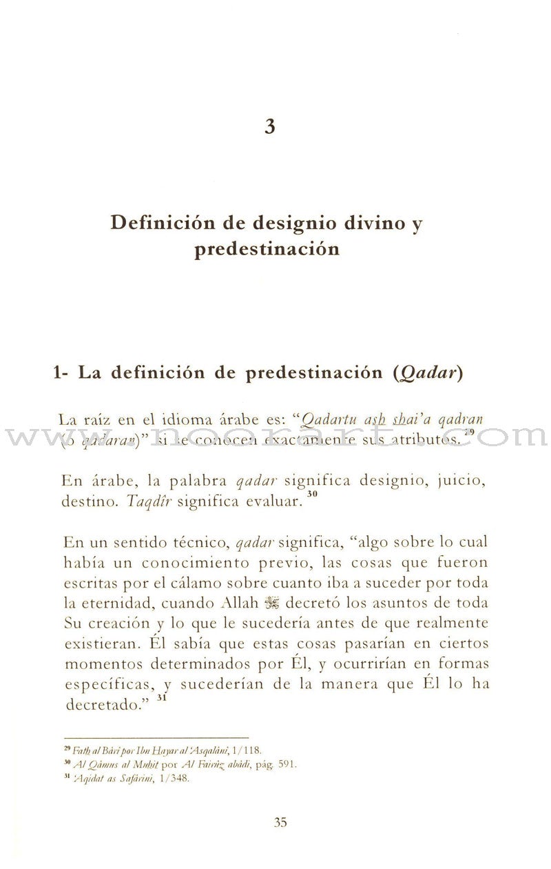 Designio Divino Y Predestinación -Divine Will and Predestination القضاء والقدر
