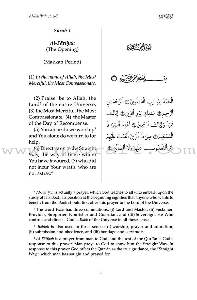 Towards Understanding the Qur'an (Abridged Version)