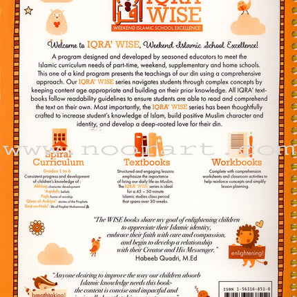 IQra' Wise (Weekend Islamic School Excellence) Workbook: Grade One