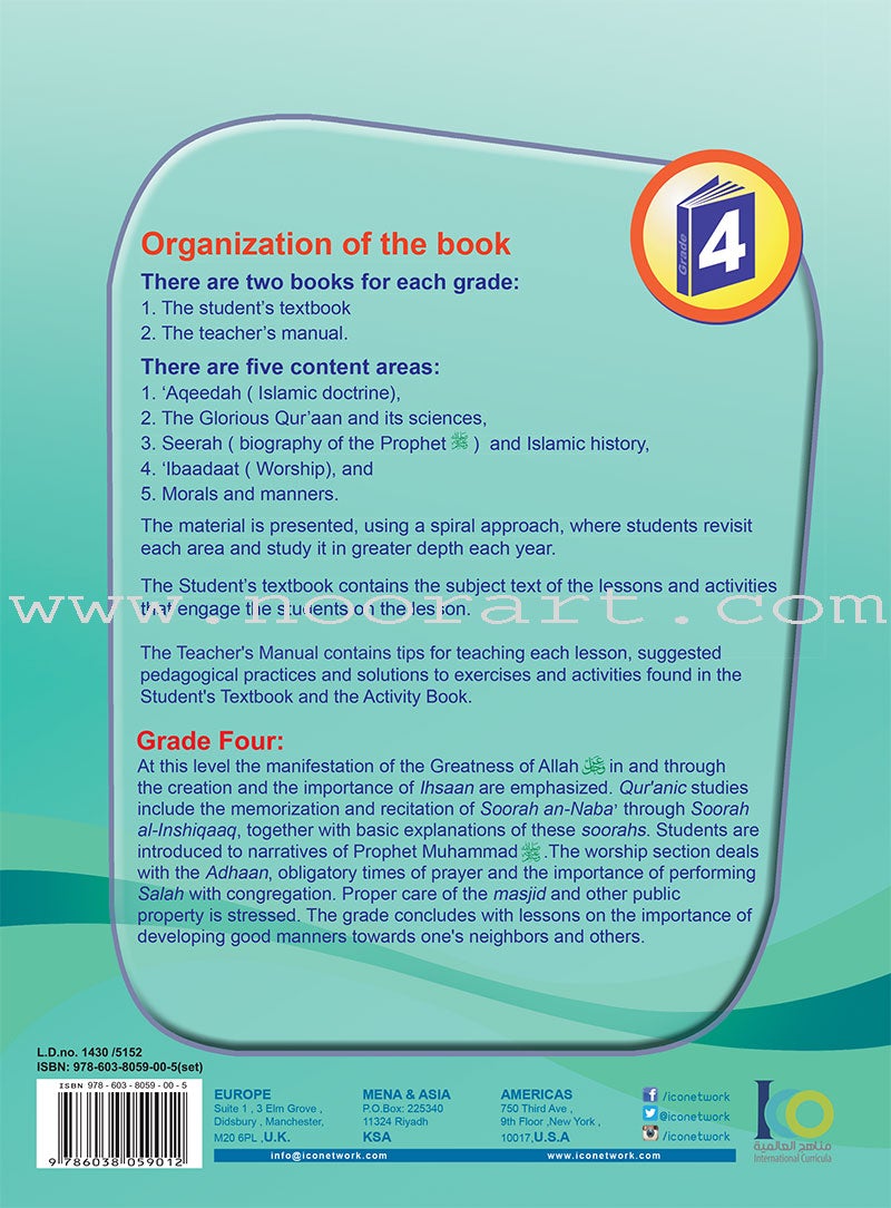 ICO Islamic Studies Textbook: Grade 4 (Light Edition)