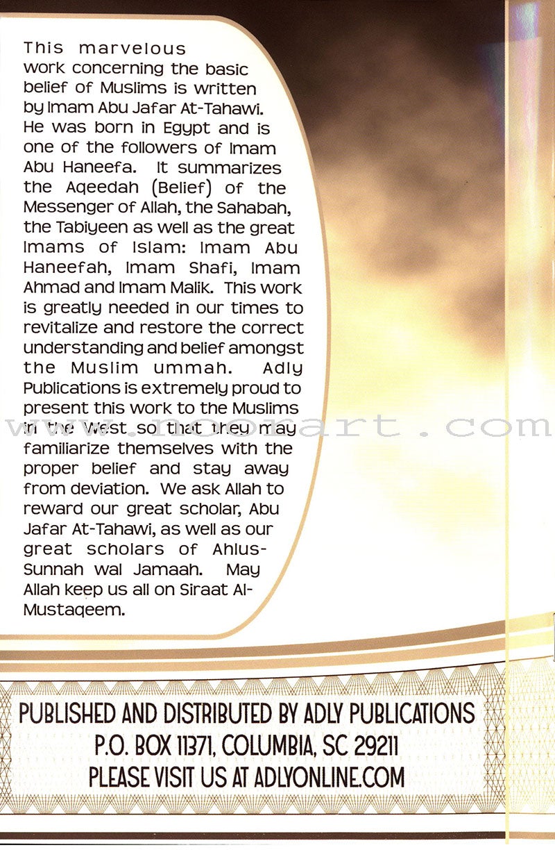Islamic Creed by Imam Tahawi