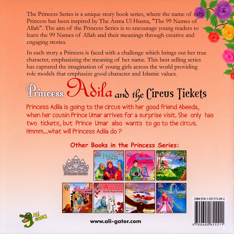 The 99 Names of Allah - Princess Series -Princess Adila and the Circus Tickets