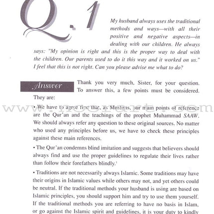 Answers to Frequently Asked Questions on Parenting: Part 1