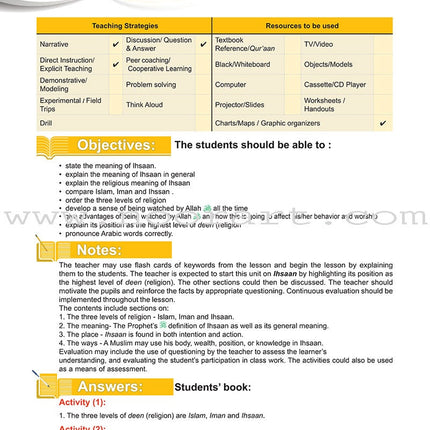 ICO Islamic Studies Teacher's Manual: Grade 3 (Light Edition)