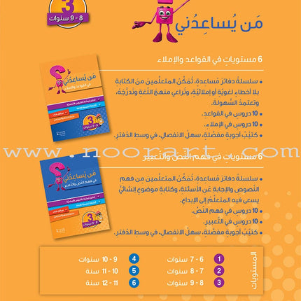 Who Can Help Me in Grammar and Dictation: Level 3 من يساعدني في القواعد والإملاء