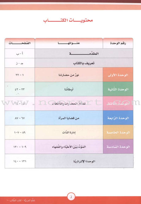 ICO Learn Arabic Textbook: Level 10, Part 1 (With Online Access Code)