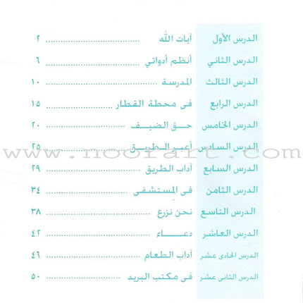 Arabic Language for Beginner Workbook: Level 7 اللغة العربية للناشئين