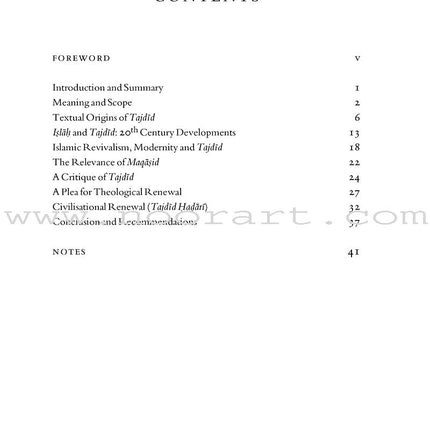 Tajdid, Islah And Civilisational Renewal In Islam