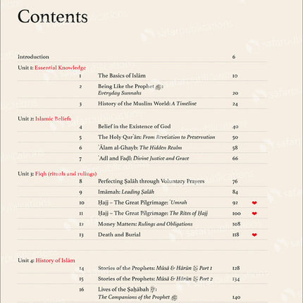 Safar Islamic Studies Textbook: Level 8