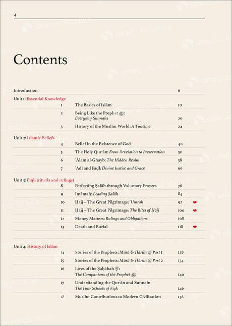Safar Islamic Studies Textbook: Level 8