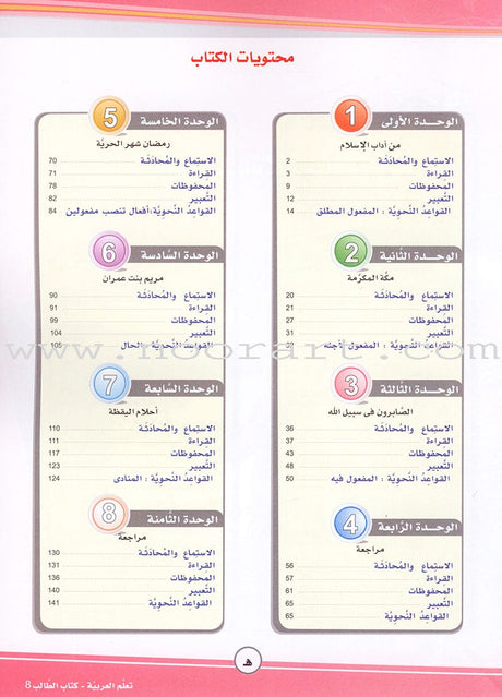 ICO Learn Arabic Textbook: Level 8 (Combined Edition) تعلم العربية - مدمج