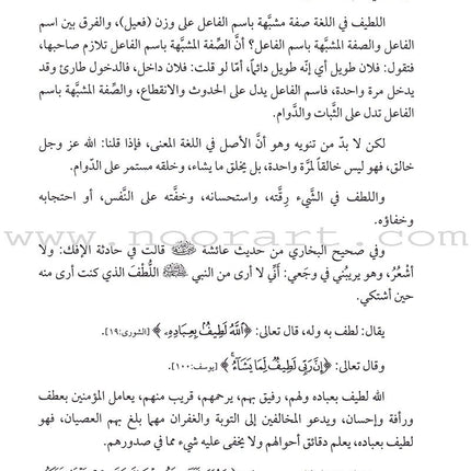 The 99 names of Allah and his Grace Attributes from Quran and Sunnah 1-4 (set of 4 Volume set) موسوعة اسماء الله الحسنى وصفاته الفضلى من الكتاب والسنة