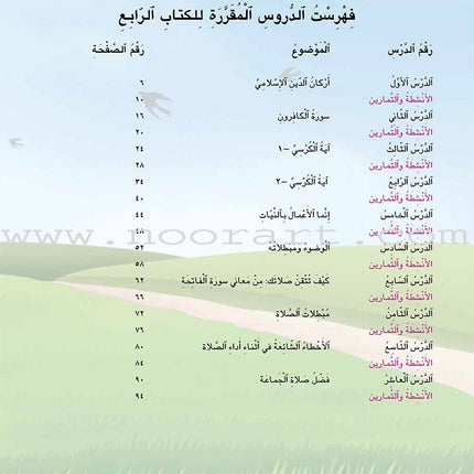 Kalimah Tayibah Workbook: Level 4 كلمة طيّبة الكتاب الرابع