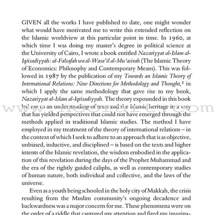 The Qur'anic Worldview: A Springboard for Cultural Reform