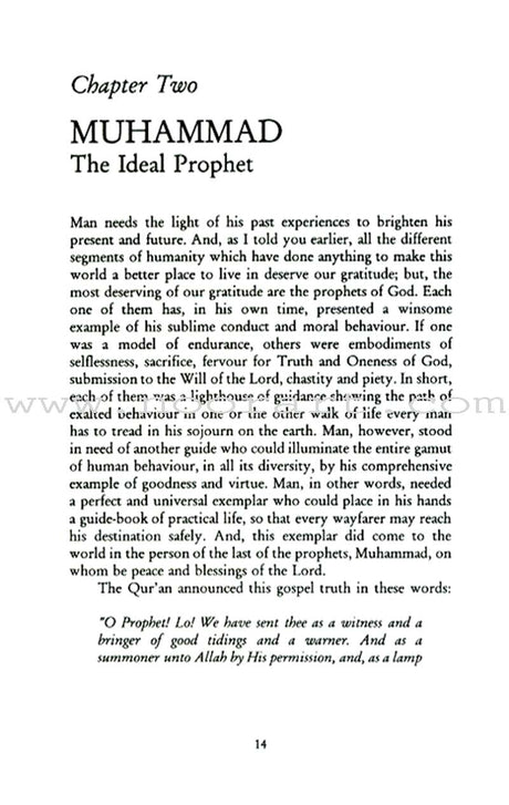 Muhammad The Ideal Prophet