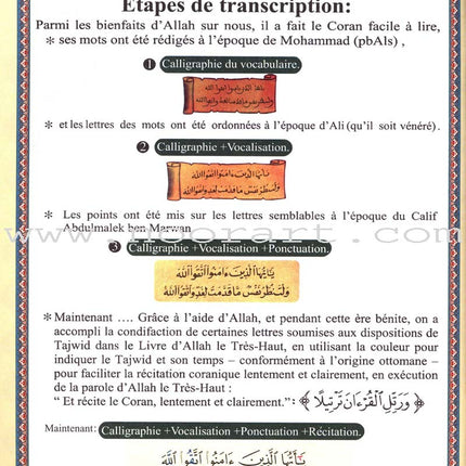 Tajweed Qur'an (Juz' Amma, With French Translation and Transliteration)
