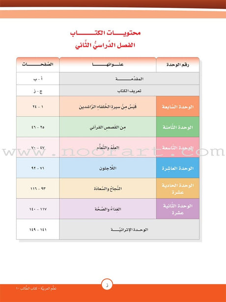 ICO Learn Arabic Textbook: Level 10, Part 2 (With Online Access Code)