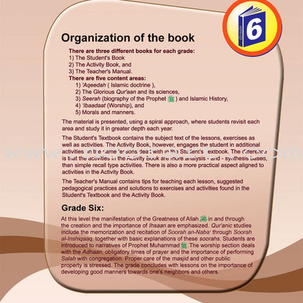 ICO Islamic Studies Textbook: Grade 6, Part 2 (With Access Code)