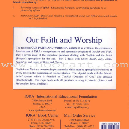 Our Faith and Worship Textbook: Volume 2